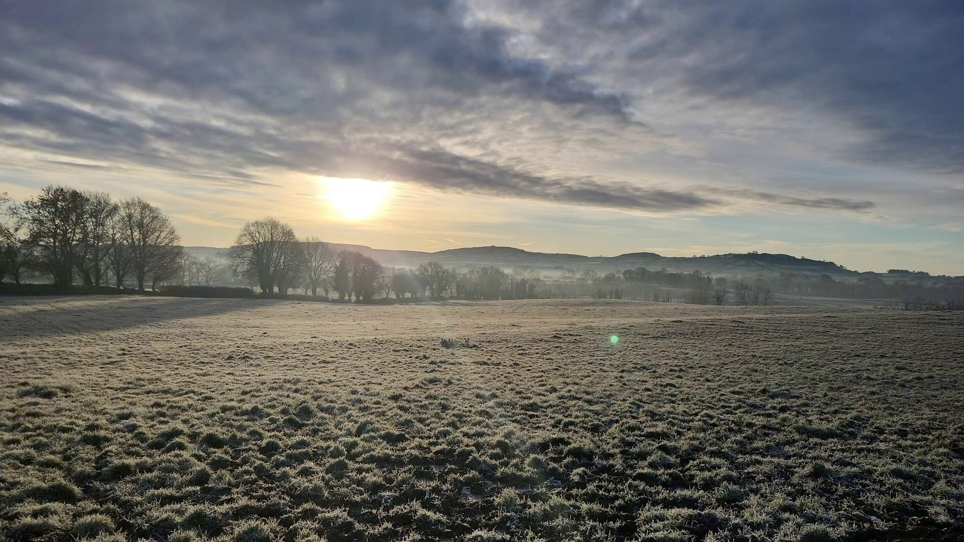 Snowy landscape at Liss Aberdeen Angus